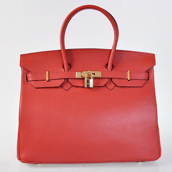 H35FLSG Hermes Birkin 35CM pelle Fiamma clemence (oro)